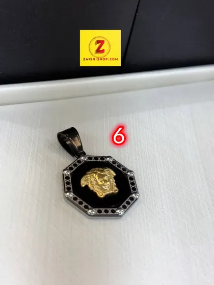 پلاک گردنی مردانه استیل
