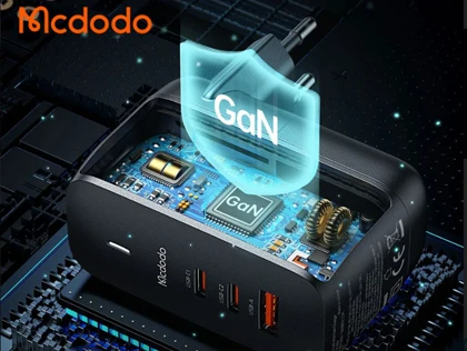 شارژر دیواری سوپر فست شارژ تایپ سی و یو اس بی 140 وات مک دودو MCDODO CH-2911 GaN 5 Pro 140W Type-C / USB Fast Charger