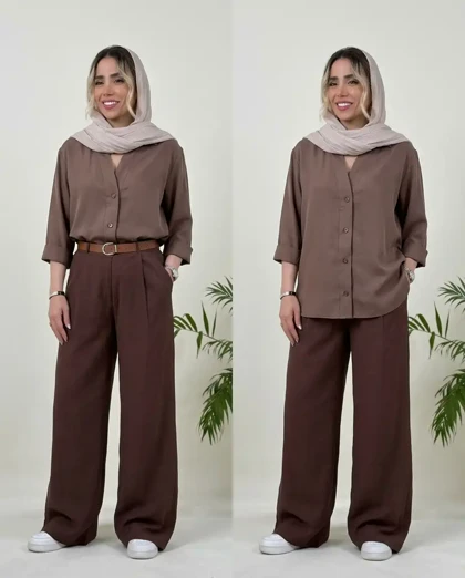 شومیز خنک زنانه مدل نوشه
