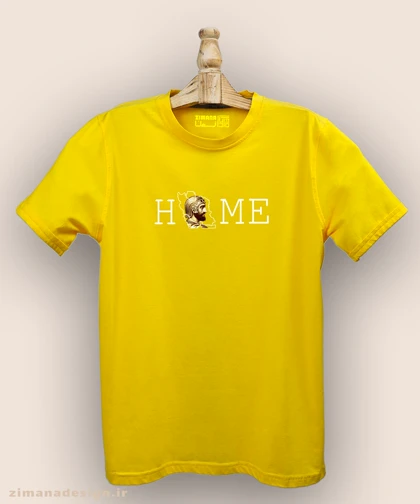 تیشرت مردانه و زنانه اصیل ایرانی طرح کوروش بزرگ ترکیب با HOME