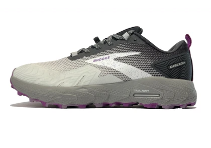 کفش راحتی مردانه بروکس مدل cascadia طوسی مشکی