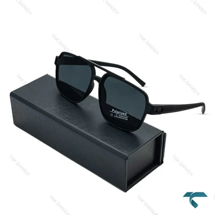 عینک آفتابی اوگا مشکی پلاریزه OGA-6471-G