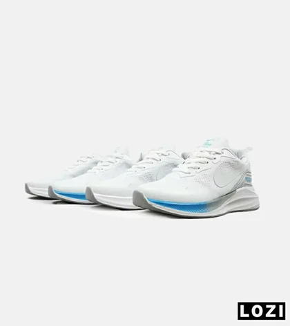 کفش کتانی مردانه و زنانه سفید Nike air zoom