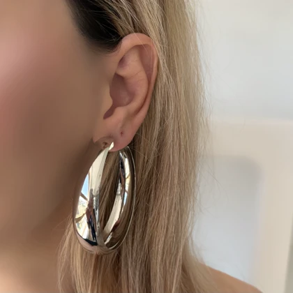 گوشواره حلقه‌ای چانکی گنبدی میسیگا