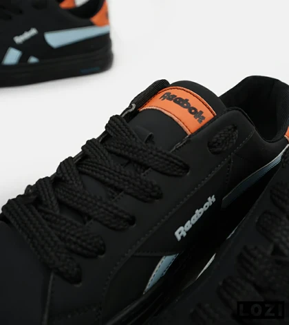کفش کتانی کلاسیک مشکی آبی Reebok Classic Leather Review