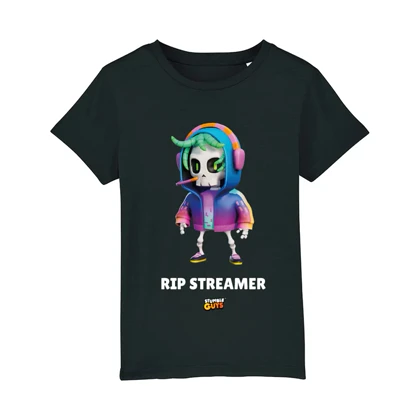تیشرت Stumble Guys طرح RIP Streamer کد 256149