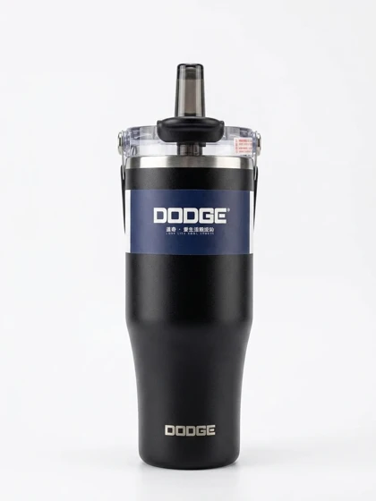 تراول ماگ اورجینال دوحالته دوج (DODGE) حجم 900 میلی‌لیتر رنگ مشکی