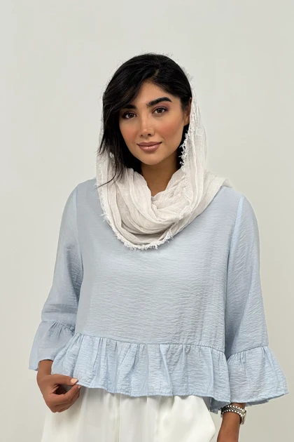 شومیز چین‌دار شیرین