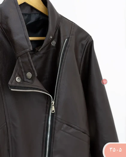 کت چرم یقه ایستاده 3505