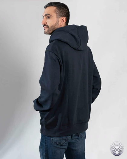 هودی یونی‌سکس سرمه‌ای طرح لنگر