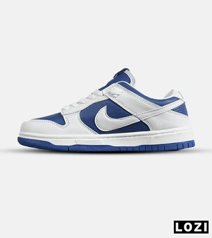 کفش کتانی مردانه و زنانه سفید آبی NIKE AIR JORDAN مدل 7815