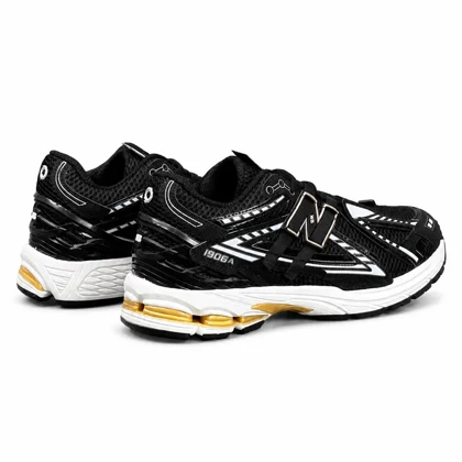کتانی مردانه نیوبالانس مشکی سفید New BALANCE 1906