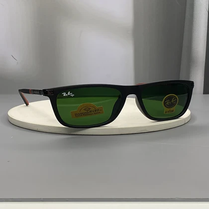 عینک آفتابی ری‌بن با فریم فلزی و لنز شیشه سنگ UV400 Ray-Ban
