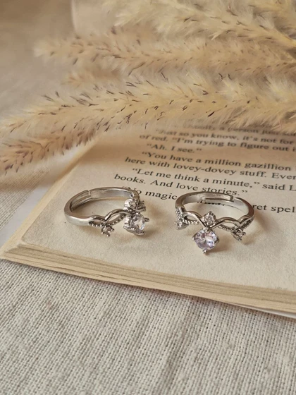 انگشتر جواهری فری سایز تاج