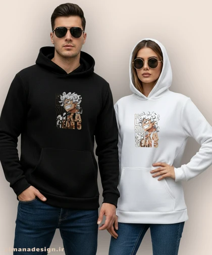 هودی مردانه و زنانه طرح وان پیس شخصیت جوی بوی کد 971