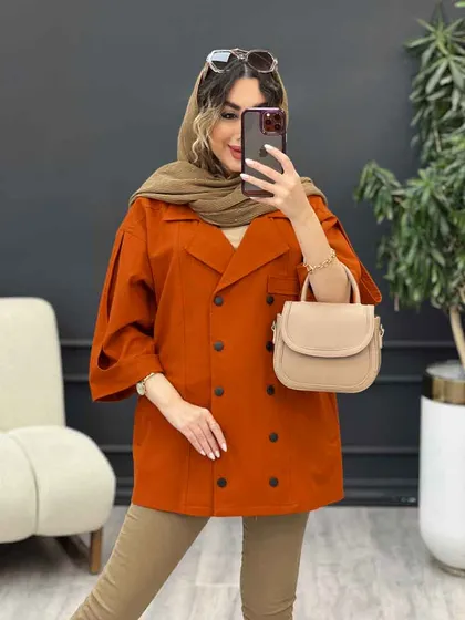 مانتو لینن ده دکمه