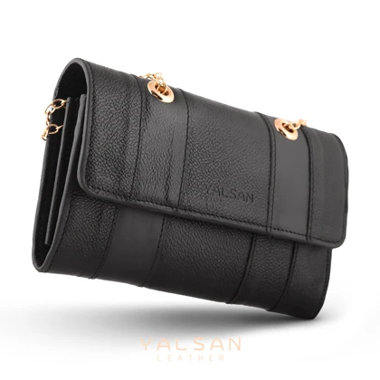 کیف دوشی زنانه چرم یلسان مدل تیکا کد 213-MC