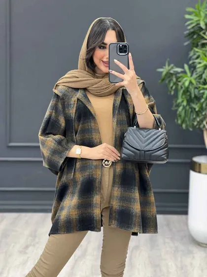پالتو خفاشی بغل دکمه