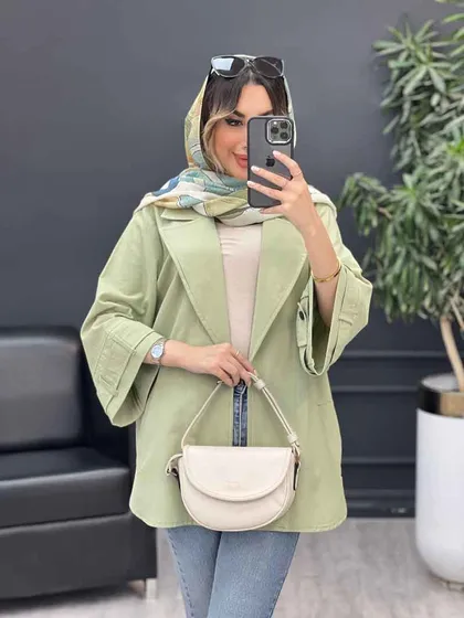 مانتو لینن پشت دو پاگن