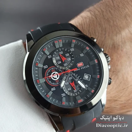 ساعت مچی مردانه اورجینال موتور ژاپن برند مینی فوکوس سه موتور مدل Mf0287G.04 بند رابر