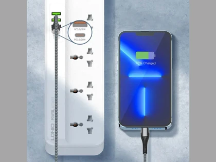 چند راهی برق 5 سوکت، 3 یو اس بی و 1 تایپ سی الدنیو LDNIO SC5415 Power Strip With USB Port