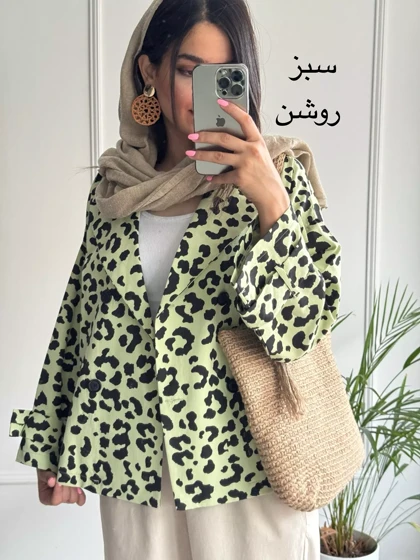 ترنچ کت پلنگی