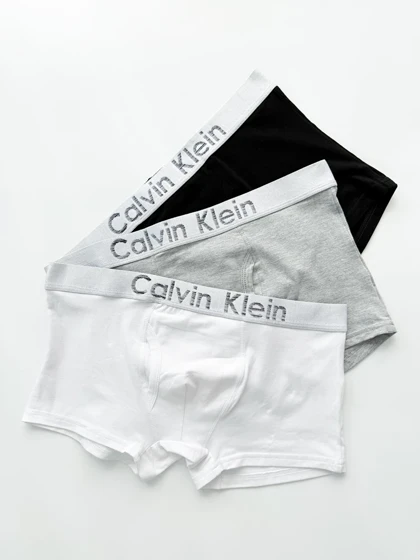 شورت پادار مردانه نخ پنبه کلوین کلاین Calvin Klein بسته 3 عددی