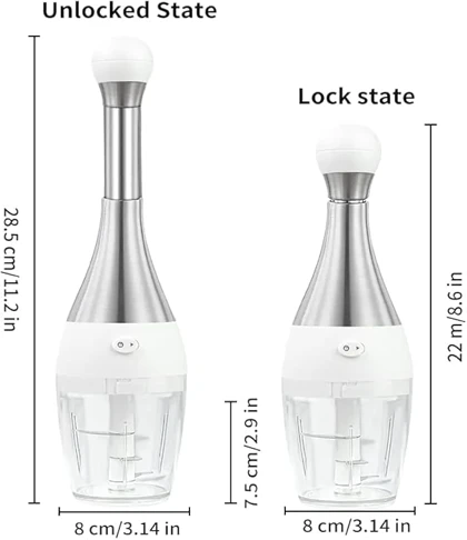 خرد کن دستی طرح بولینگ بدنه استیل