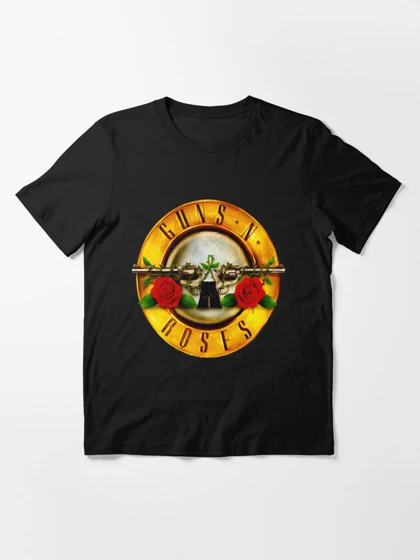 تیشرت guns n roses گانز ان روزز Guns logo classic کد 181576