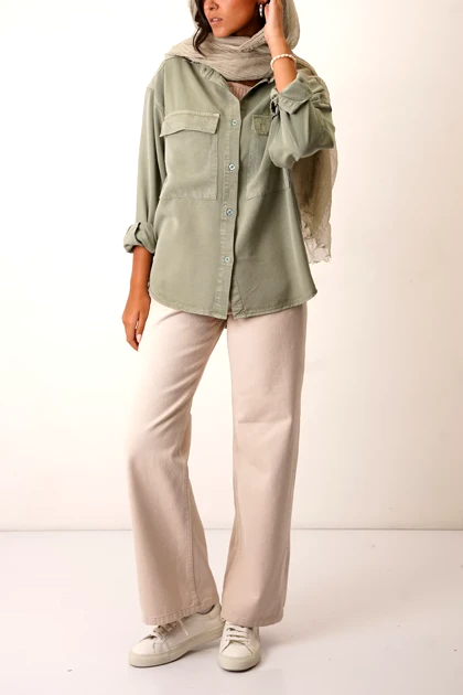 شومیز جیب‌دار مچی زنانه