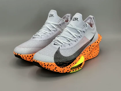 کتانی نایکی آلفا فلای طوسی نارنجی فسفری/Nike Alpha fly