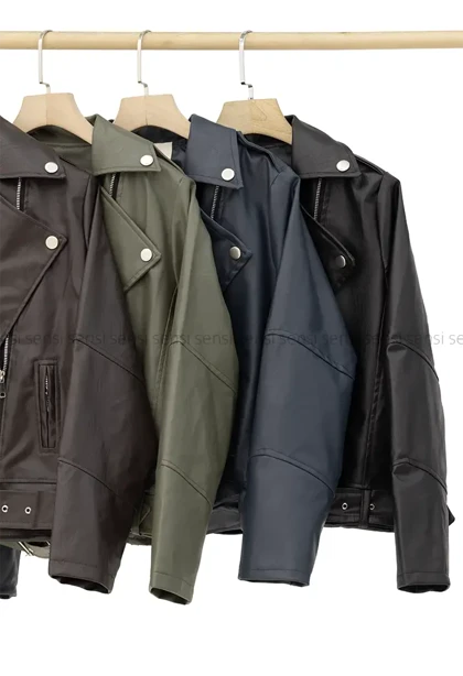 بایکر چرم آستر دار زارا کد1004863