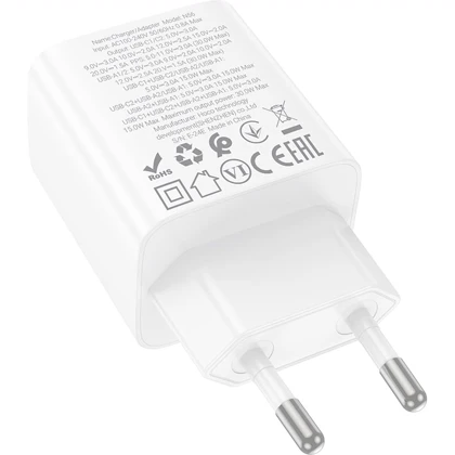شارژر دیواری هوکو HOCO مدل N56 چهار پورت 30 وات