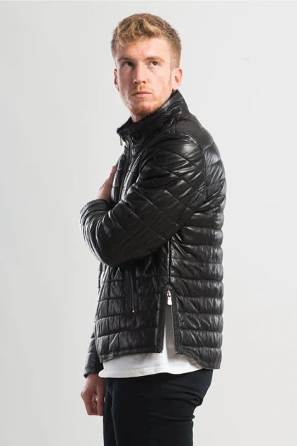 کت و کاپشن مردانه new-venture-gian-ferre-solid-leather