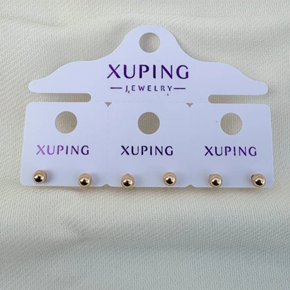 گوشواره توپی ساده ژوپینگ سایز ریز