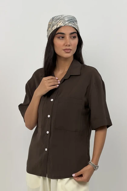 شومیز گلس 2جیب آیدا