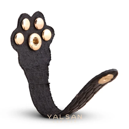 نگهدارنده هندزفری چرم یلسان مدل گربه کد 040-MRV