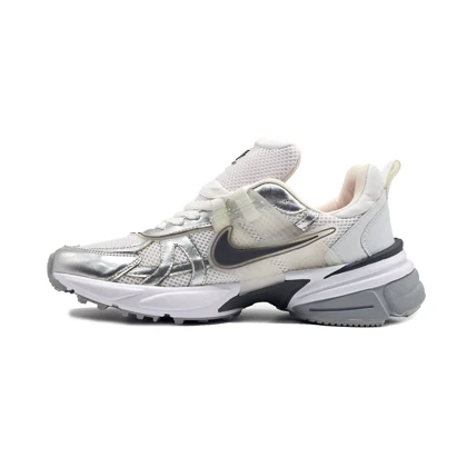کفش و کتانی زنانه و دخترانه مدل نایک کوشلون NIKE V2K رنگ سفید طوسی