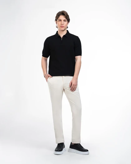 پولوشرت بافت نیم زیپ کد M0309