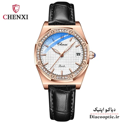 ساعت مچی زنانه چرم برند چنکسی مدل Do-CHENXI 8248