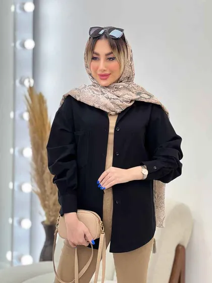 مانتو دو جیب ترنگ