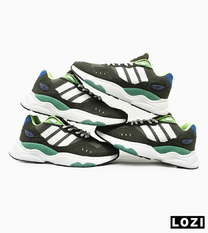 کفش کتانی مردانه سبز سفید ADIDAS torsion