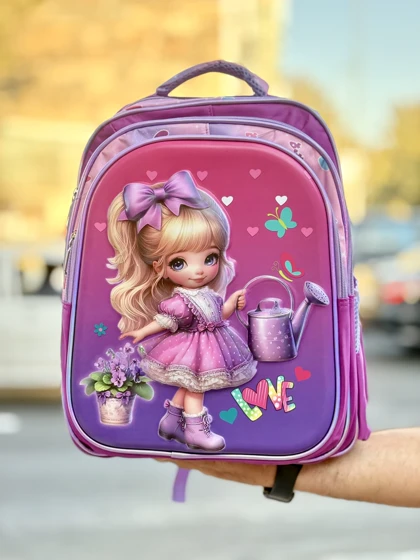 کوله پشتی دخترانه کارتونی