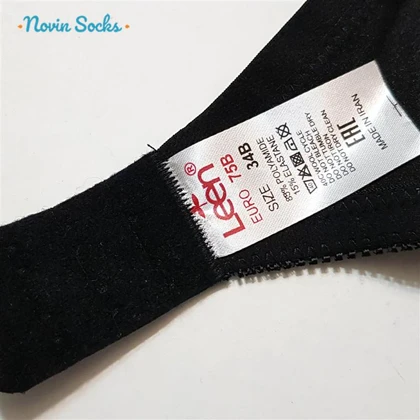 سوتین زنانه لین مدل پرسی فنردار طرح پروانه کد 4680-744