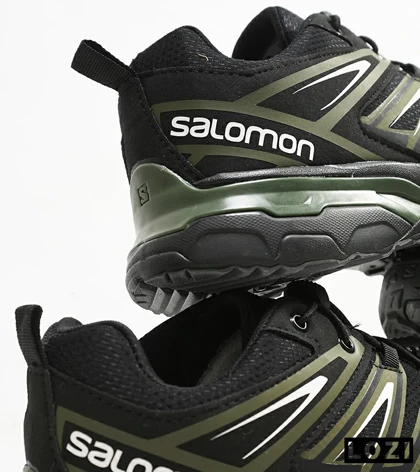 کفش کتانی مشکی سبز Salomon X ULTRA