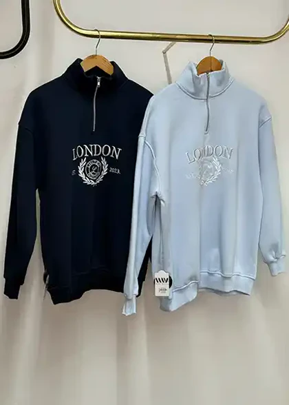 هودی نیم زیپ کد 9001