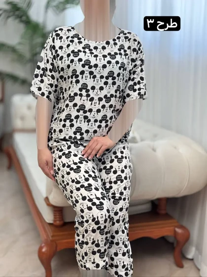 تیشرت شلوارک نخی 3143