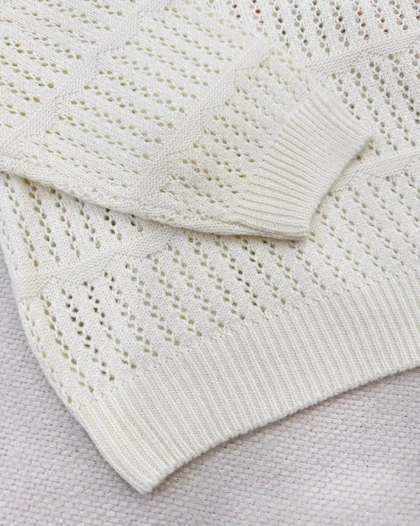 پلیور بافت قلاب بافی کد 5430