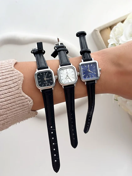 ساعت ظریف زنانه بندچرمی فلورا 678