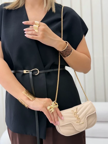 کیف زنانه چرمی مینی بگ ایرنه